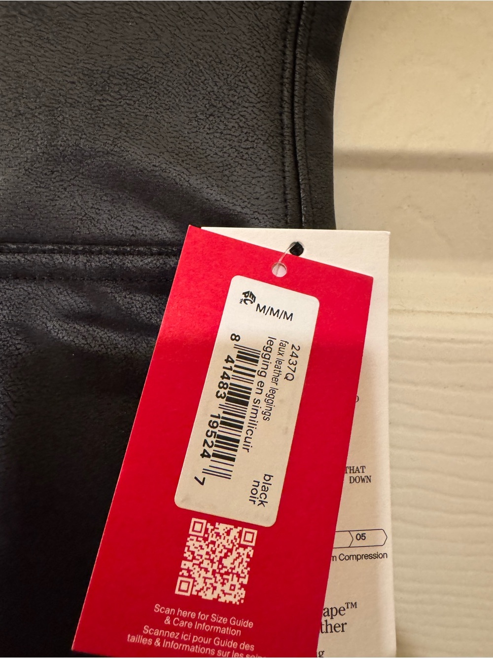 Spanx Faux Leather Leggings NWT medium - Picture 9 of 9
